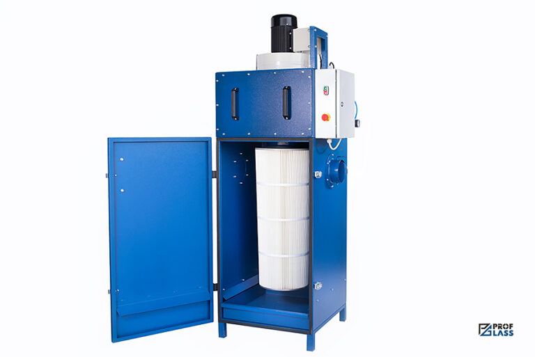 Odciąg pyłu do piaskarki, odciąg do warsztatu, wydajny odciąg, filtr patronowy